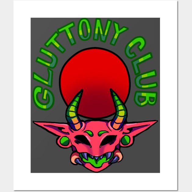 Gluttony Club Wall Art by shikicraig